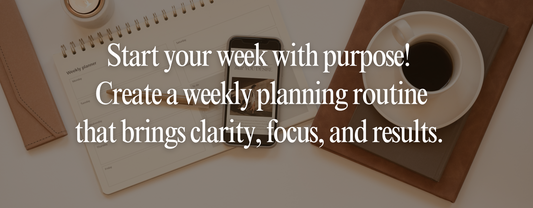 How to Create a Weekly Planning Routine with Your Paper Tablet