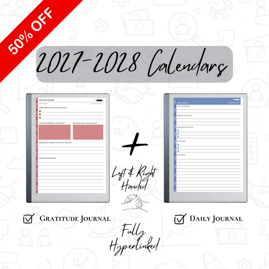 2027-2028 Daily Journal & Gratitude Journal