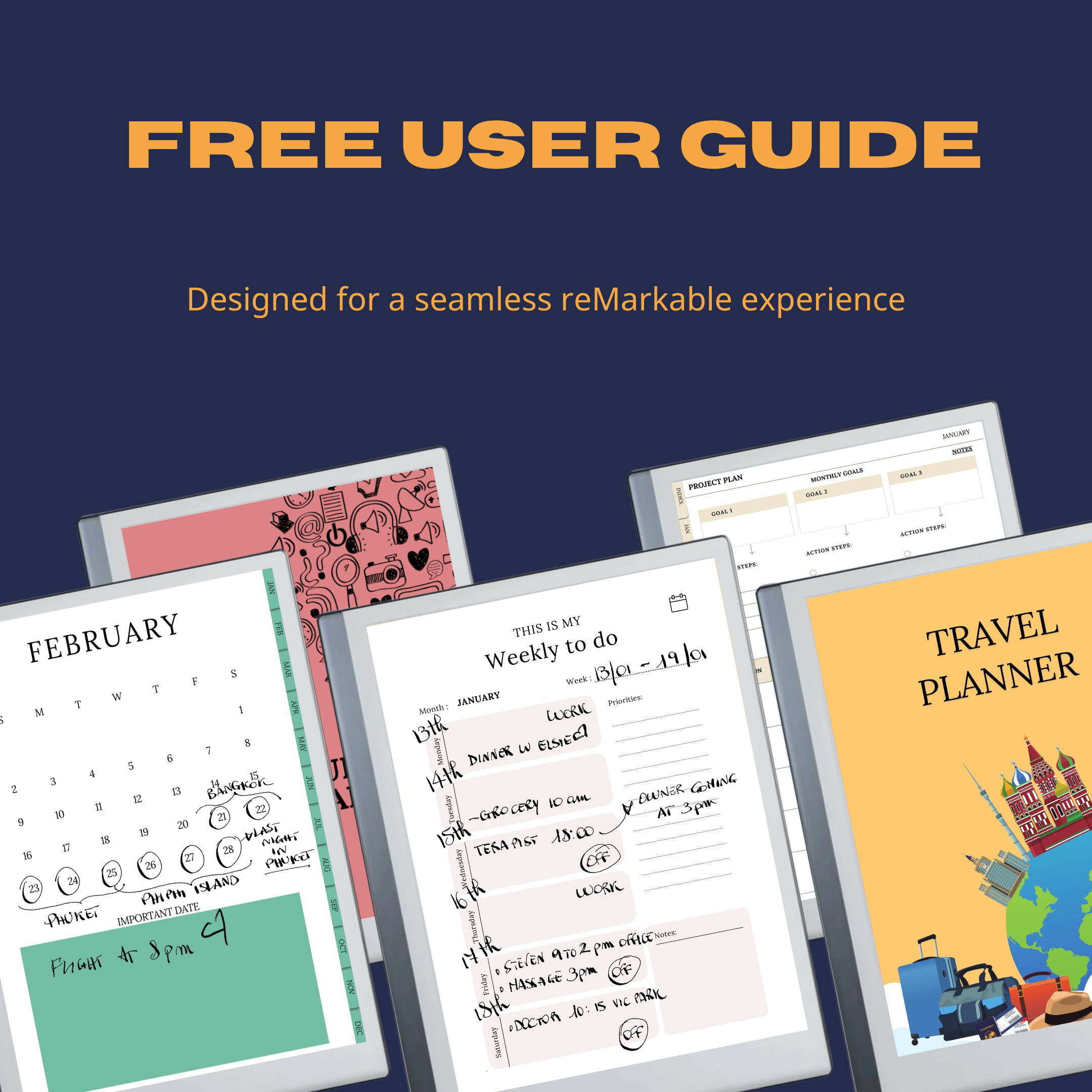FREE USER GUIDE PlanPro Templates FREE USER GUIDE PlanPro Templates