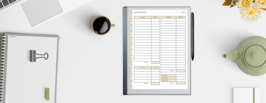 ✍️💸 How to Finally Stick to a Budget — Using Your Remarkable