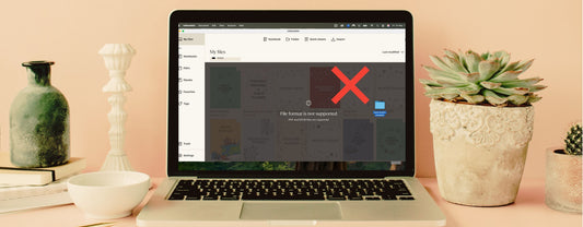 How to upload PDF to reMarkable by dragging a file into the desktop app (not the whole folder)