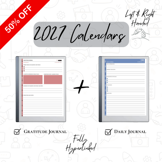 2027 Daily Journal & Gratitude Journal